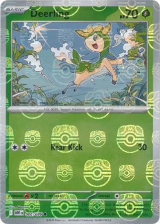 SV White Flare 006/086 Deerling (MASTER BALL Reverse Holo)