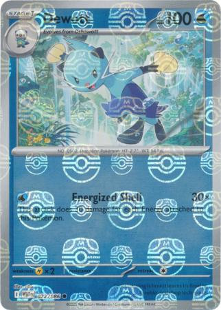 SV White Flare 022/086 Dewott (MASTER BALL Reverse Holo)