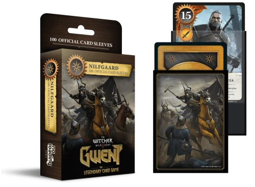 Gwent Nilfgaard Card Sleeves (100) – Official Faction Design