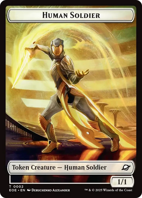 Edge of Eternities - Human Soldier Token