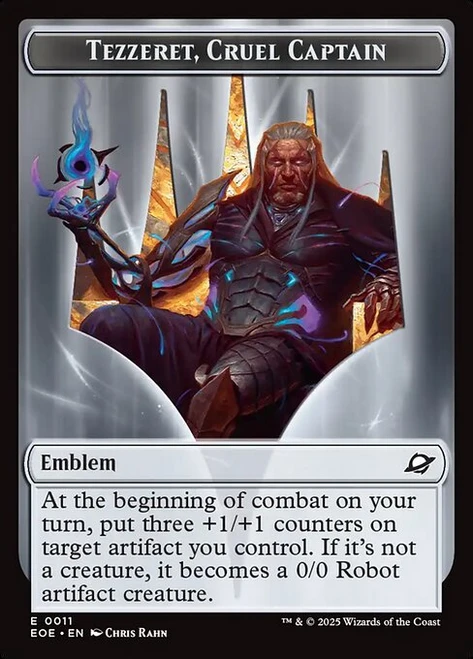 Edge of Eternities - Tezzeret, Cruel Captain Emblem