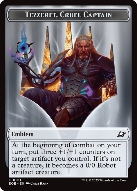 Edge of Eternities - Tezzeret, Cruel Captain Emblem