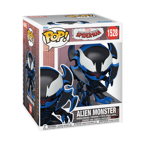 POP! Marvel - Friendly Neighborhood Spider-Man #1528 Alien Monster 6-Inch Super Sized