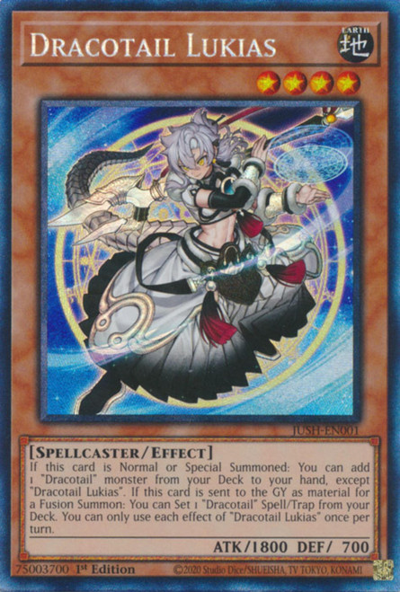 JUSH-EN001 Dracotail Lukias (Collector's Rare)