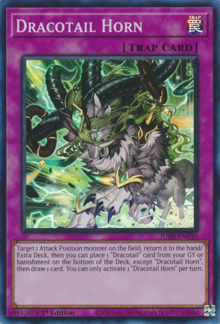 JUSH-EN010 Dracotail Horn (Super Rare)