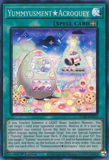 JUSH-EN024 Yummyusment★Acroquey (Super Rare)