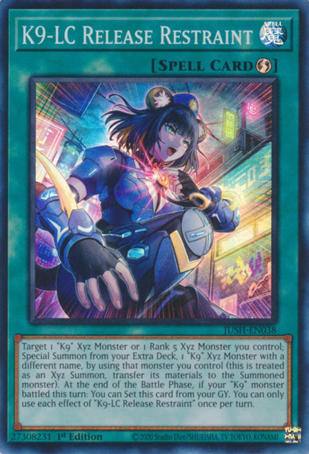 JUSH-EN038 K9-LC Release Restraint (Super Rare)