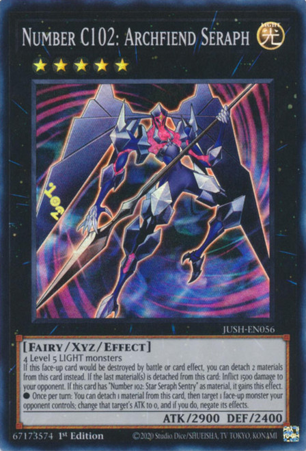 JUSH-EN056 Number C102: Archfiend Seraph