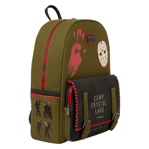 Friday the 13th: Camp Crystal Lake Canvas Glow Full-Size Backpack