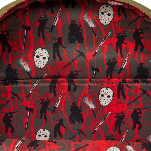Friday the 13th: Camp Crystal Lake Canvas Glow Full-Size Backpack