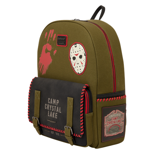 Friday the 13th: Camp Crystal Lake Canvas Glow Full-Size Backpack