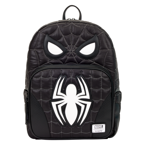 Marvel: Spider-Man Black & White Suit Cosplay Quilted Full-Size Backpack