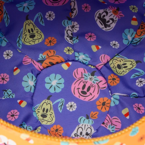 Disney: Mickey Mouse Floral Pumpkin Head Glow Figural Crossbody Bag