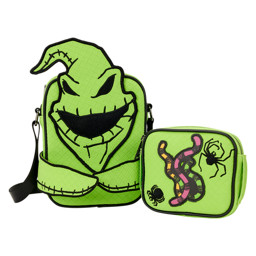 Disney: The Nightmare Before Christmas Oogie Boogie Glow Crossbuddies Cosplay Crossbody Bag with Coin Bag