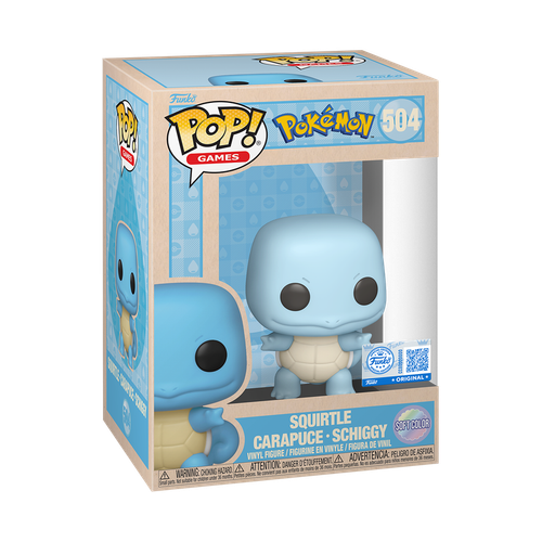 POP! Games - Pokemon #504 Squirtle (Soft Colour)