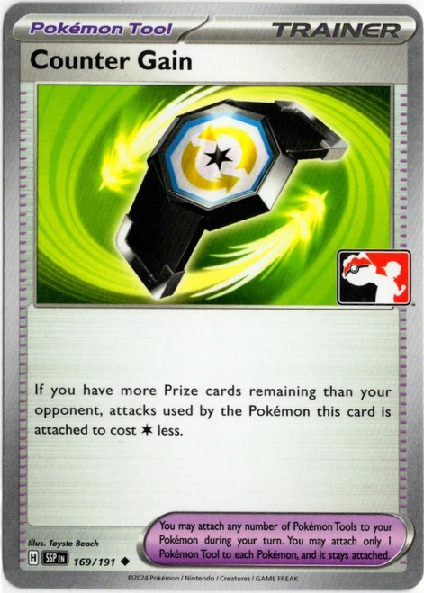 SV Surging Sparks 169/191 Counter Gain (Prize Pack League Promo Non-Holo)