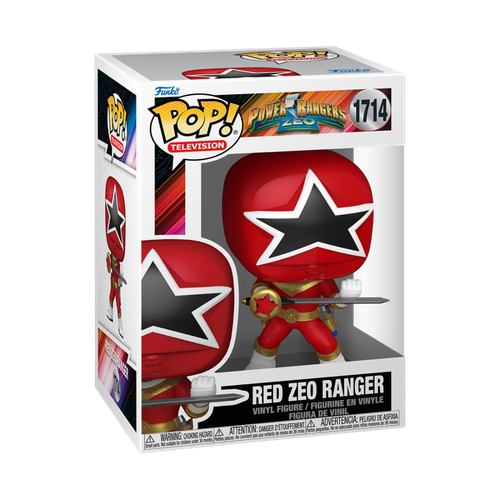 POP! TV - Power Rangers Zeo #1714 Red Zeo Ranger