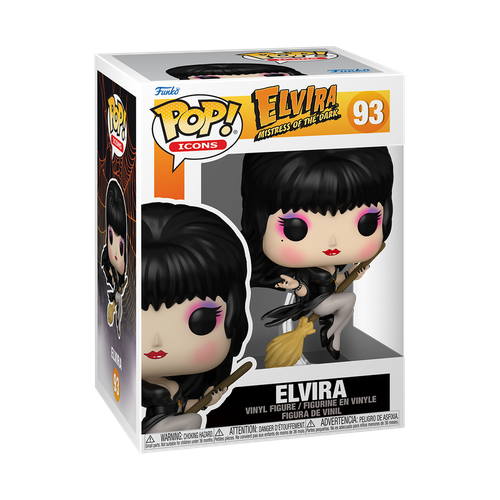 POP! Icons - Elvira: Mistress of the Dark #93 Elvira on Broom