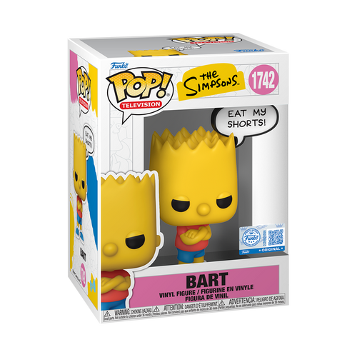 POP! TV - The Simpsons #1742 Bart (Eat My Shorts)