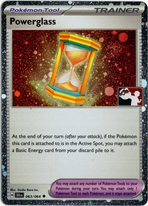 SV Shrouded Fable 063/064 Powerglass (Prize Pack League Promo Cosmo Holo)