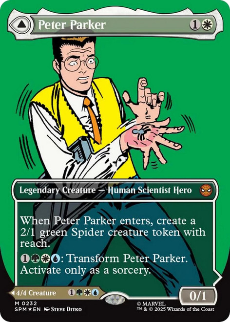 Peter Parker // Amazing Spider-Man (Classic Comic Foil)