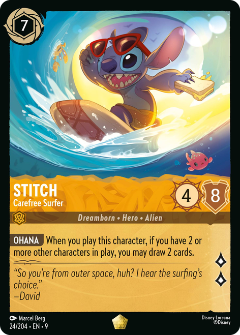 Stitch - Carefree Surfer (Foil)