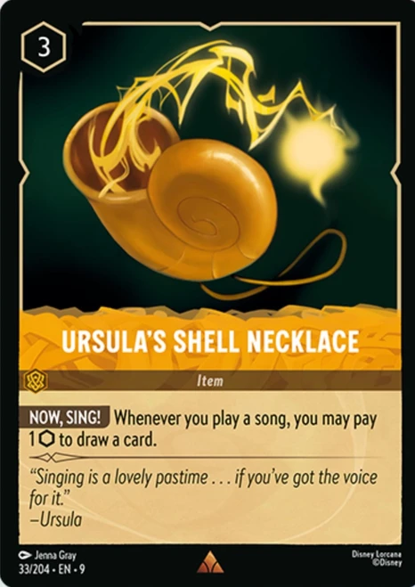 Ursula's Shell Necklace (Foil)