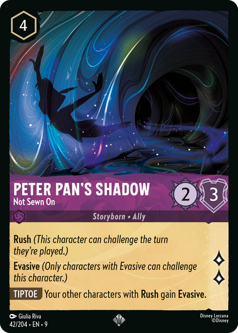 Peter Pan's Shadow - Not Sewn On (Foil)