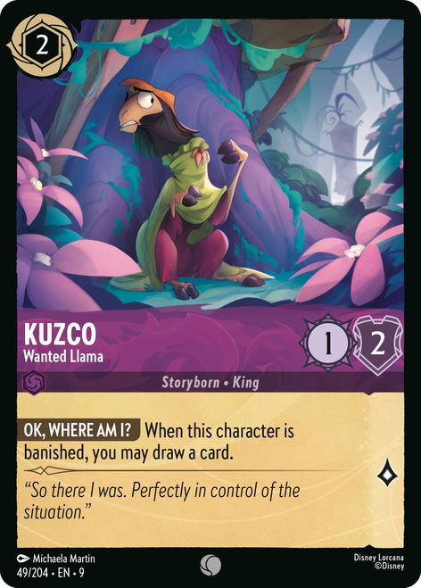 Kuzco - Wanted Llama (Foil)