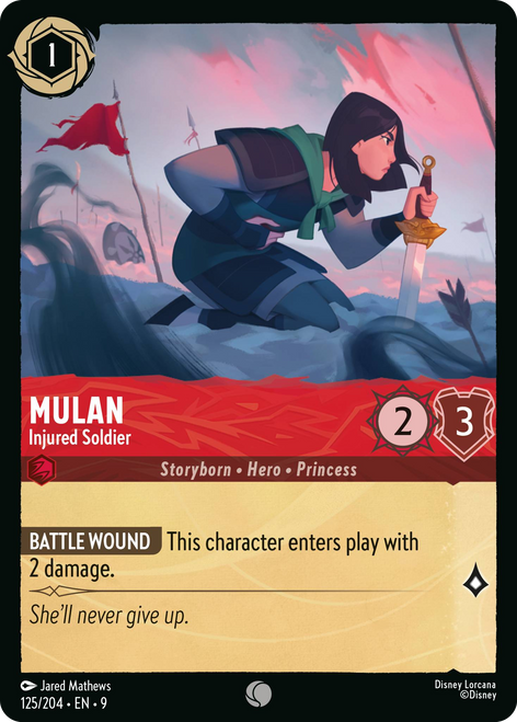 Mulan - Injured Soldier (Foil)