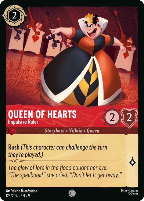 Queen of Hearts - Impulsive Ruler (Foil)