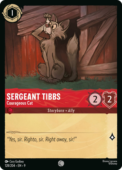 Sergeant Tibbs - Courageous Cat (Foil)