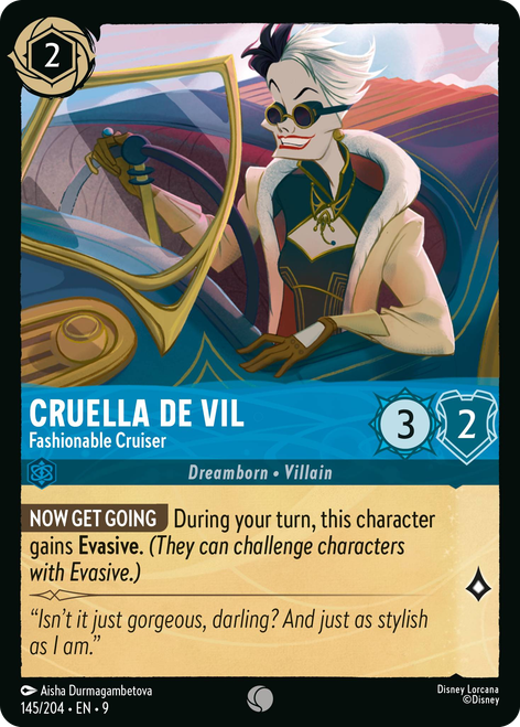 Cruella De Vil - Fashionable Cruiser (Foil)