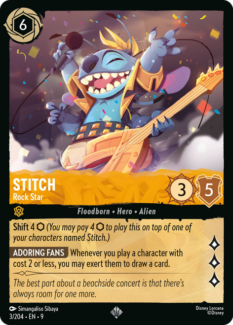 Stitch - Rock Star (Foil)