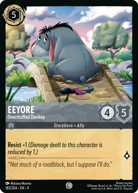 Eeyore - Overstuffed Donkey (Foil)