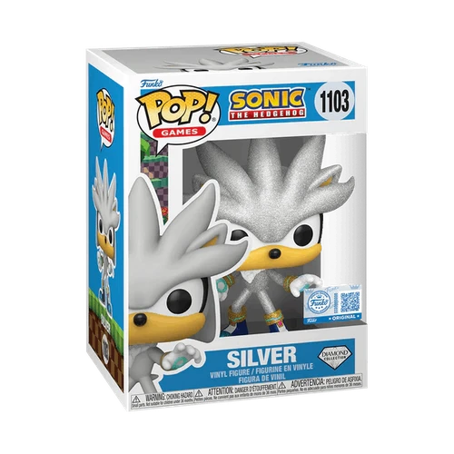 POP! Games - Sonic the Hedgehog #1103 Silver the Hedgehog (Diamond)