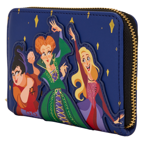 Disney: Hocus Pocus Sanderson Sisters Night Sky Zip Around Wallet