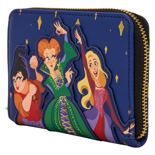 Disney: Hocus Pocus Sanderson Sisters Night Sky Zip Around Wallet
