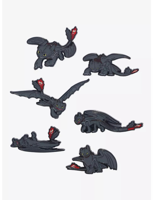How To Train Your Dragon: Toothless Poses Mystery Box Pin