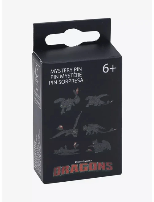 How To Train Your Dragon: Toothless Poses Mystery Box Pin