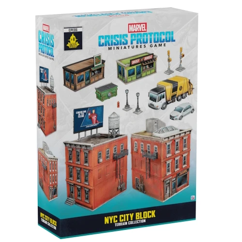 Marvel Crisis Protocol - NYC City Block Terrain Collection