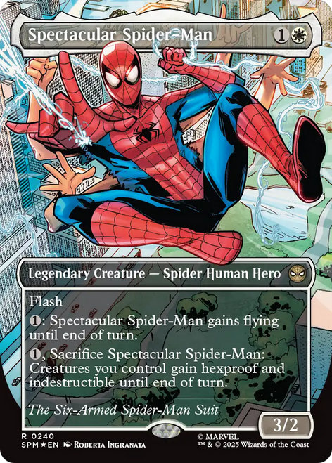 Spectacular Spider-Man (Six-Armed) (Costume Change Textured Foil)