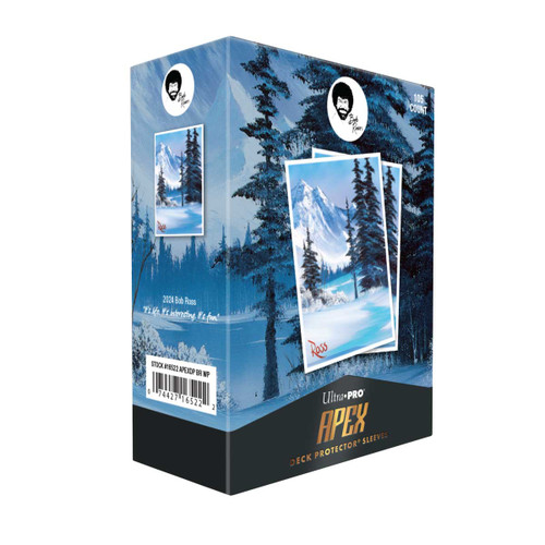Bob Ross Winter Paradise 105ct APEX Deck Protector