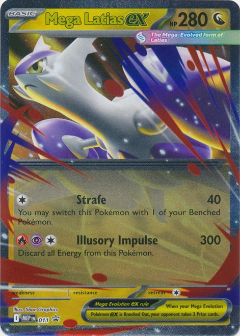 JUMBO MEP011 Mega Latias ex (Lenticular Card)