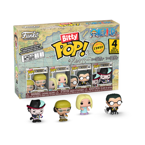 Bitty POP! One Piece: Usopp, Kaya & Kuro 4-Pack