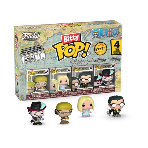 Bitty POP! One Piece: Usopp, Kaya & Kuro 4-Pack