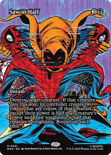 Saw in Half (Borderless Source Material Foil)