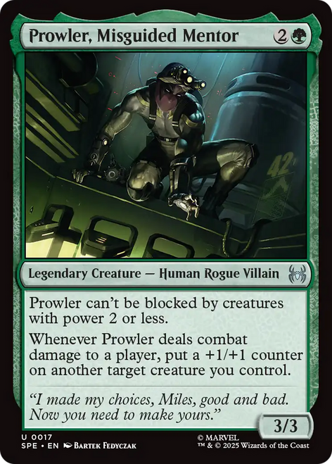 Prowler, Misguided Mentor (Foil)
