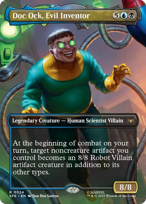 Doc Ock, Evil Inventor (Borderless Scene Foil)