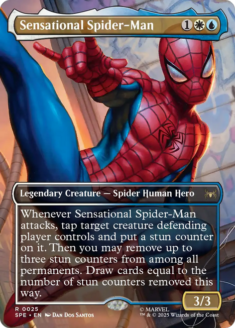 Sensational Spider-Man (Borderless Scene Foil)